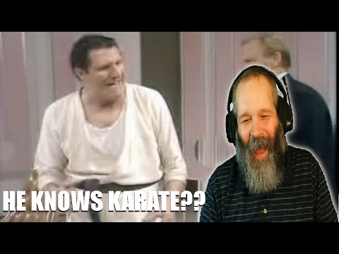 He's Just Too Funny!!! American Reacts to Tommy Cooper Karate Class