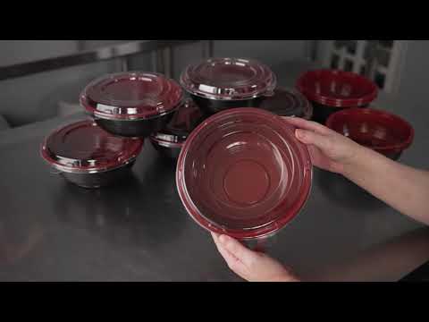 Asian Panda Bowls - RWP0220B, RWP0221B, RWP0222B - Restaurantware