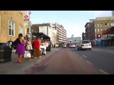 Cycling in London : Queensbridge Road _ Hackney Rd _ Barnet Grove _ Gosset St