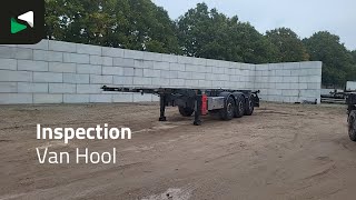 Sơ mi rơ mooc khung xe công ten nơ Van Hool A3C002 30ft 20ft Liftachse ADR 4x twistlock | Hình ảnh 4 - Autoline