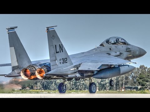 F-15 Eagles, F-16 Falcons Soar During Air Exercise INIOHOS In Greece