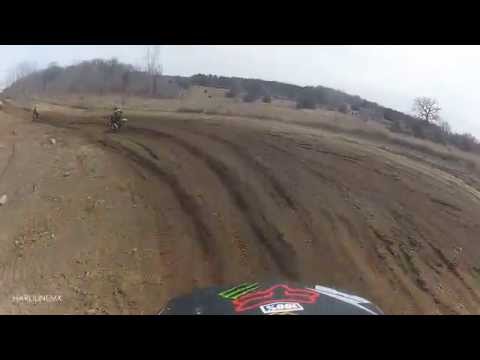 Casey Hultgren Little Falls (Saturday Practice Laps - 4/26/14) GoPro - HardlineMX