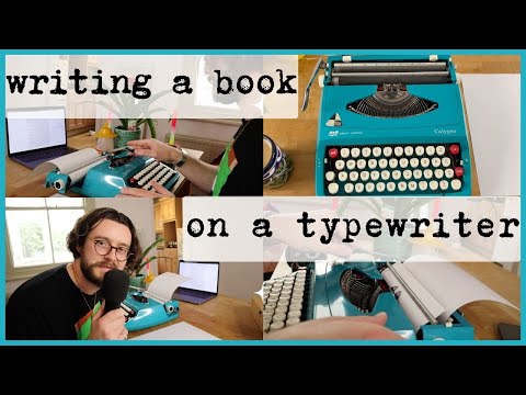 why I'm writing a book on a vintage typewriter 📖