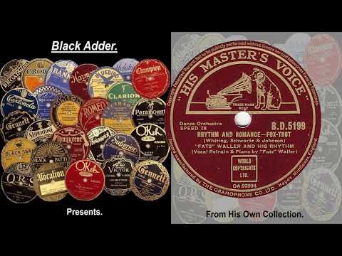 Fats Waller & His Rhythm - Rhythm And Romance(1935)