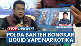 Polda Banten Sita 30 Cartridge Vape Narkoba Senilai Rp 60 Juta, Peredaran Etomidate Cair Disamarkan