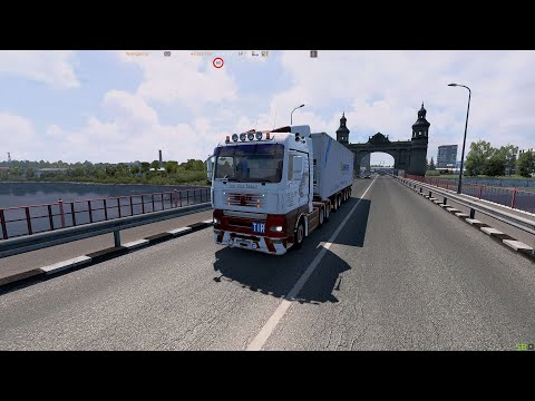ETS2 1.41 MAP COMBO | MAN TGA | Olsztyn (PL) - Riga (LV) | 2K 1440p