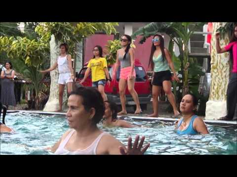 AQUA ZUMBA POOL PARTY BY SCHULTZ @ 45 4-8-2016