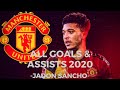 Jadon Sancho ► All Goals & Assists Season 2019/2020 ► Welcome To Manchester United ► Young Talent