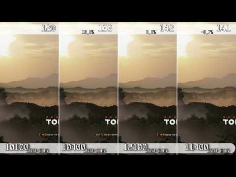 Intel I3 12100 with Laminar RM1 12100 vs 10100 vs 10400 vs 11400 with DDR4 3600 and 3060 Ti