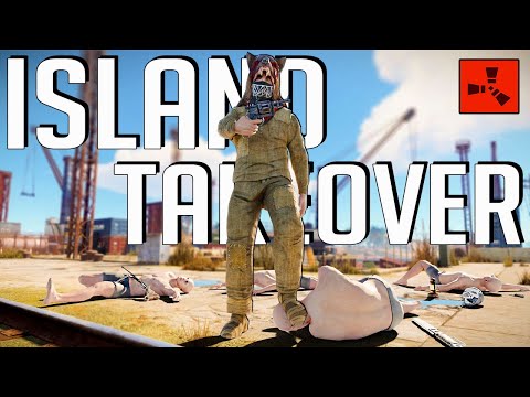 TAKING OVER A WHOLE ISLAND On My FIRST DAY! - Rust Solo Survival (1/3)