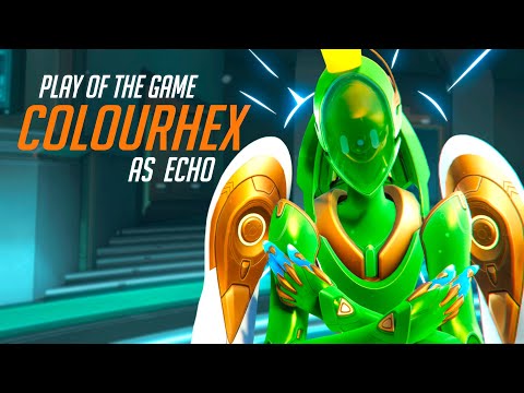COLOURHEX CARRY ECHO - POTG! [ OVERWATCH 2 SEASON 6 TOP 500 ]