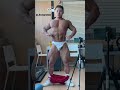D-7🔥 bodybuilding competition!! #가슴운동