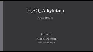 H2SO4 Alkylation Reactor with Fractionator || Refinery Process Video 08