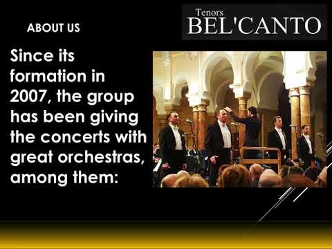 Tenors Bel'Canto Portfolio (Official US)