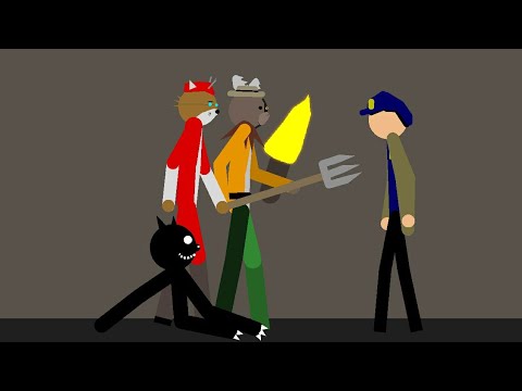 (Piggy Chapter 9) Markus, Kona, and Insolence Trap Jumpscare - Stickman Animation