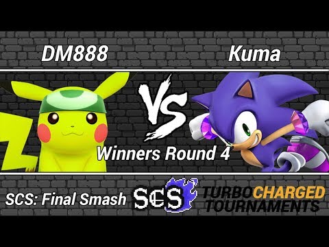 SCS: Final Smash Wii U Singles (Winners Round 4) - DM888 (Pikachu) vs. Kuma (Sonic)