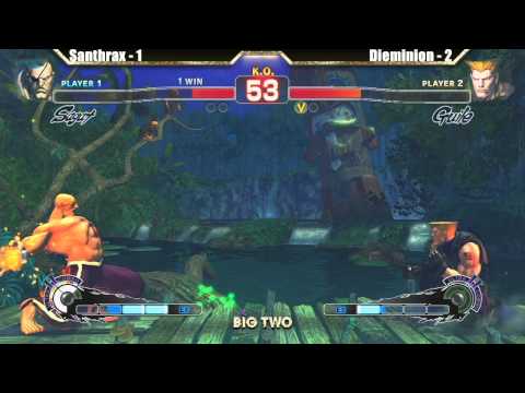 SSF4 AE 2012 Losers Finals EMP Santhrax vs Dieminion - Big Two #8 Tournament