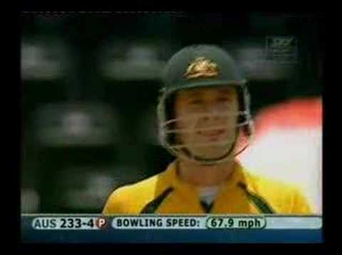 Michael Clarke Getting Bowled