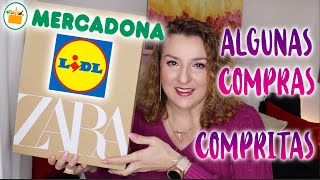 ¡¡NUEVO!! Algunas compritas de Mercadona, Lidl , Zara. Vamos a ver junt@s! #mercadona #lidl #zara