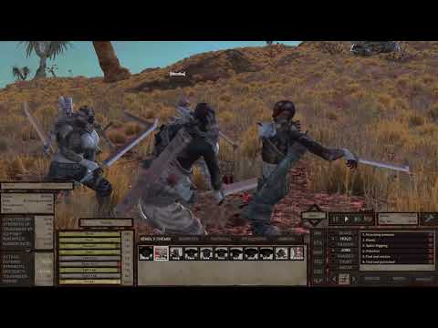 Kenshi: Using my ShekGF to demonstrate combat features