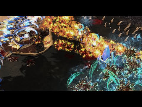 4K Neeb (P) vs Scarlett (Z) on Pillars of Gold - StarCraft 2 - 2021