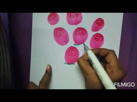 How to draw flower #flowers drawing #easy and simple flower drawing