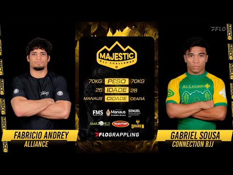 Fabricio Andrey vs Gabriel Sousa | Majestic BJJ Challenge 6
