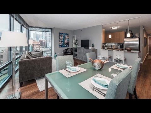 Tour a River North one-bedroom at Kingsbury Plaza apartments