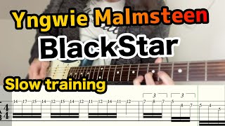 Download lagu Slow training easy with tablature BlackStar #yngwie mp3