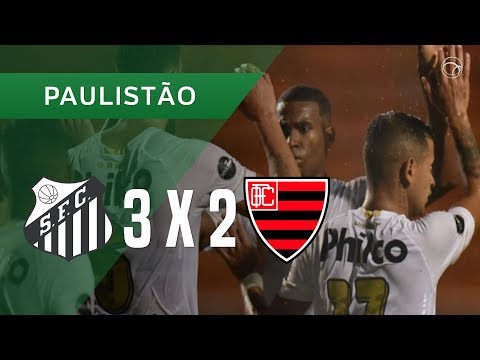 SANTOS 3 X 2 OESTE - GOLS - 02/03 - PAULISTÃO 2019