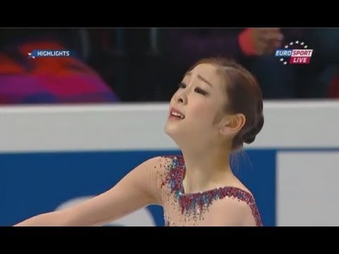 2013 WC 김연아 Yuna KIM SP - Kiss of the Vampire (B.ESP) British Commentary
