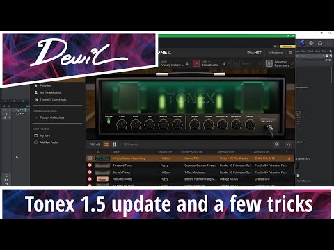 Tonex 1.5 update and a few tricks