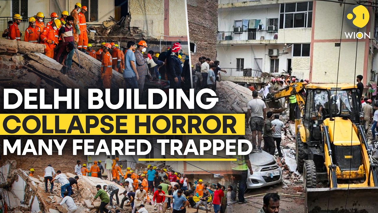 Delhi Building Collapse: Satya Niketan Area PG 'Collapsed Like An Earthquake' | WION Originals