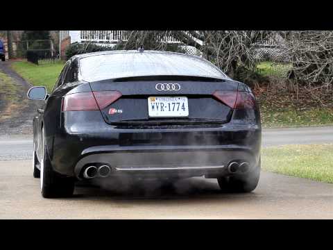 2009 Audi S5 Remus Exhaust Start and Low Rev 4.2L V8 Sound