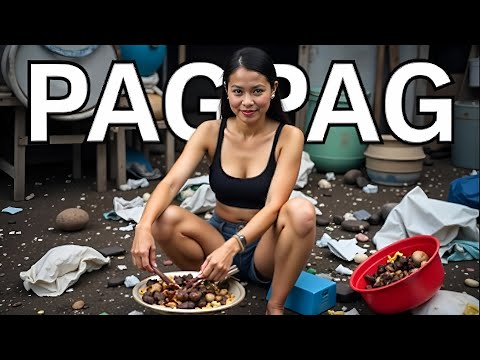 PAG PAG - COOKING WITH TRASH TO SURVIVE IN MANILA 🇵🇭 - PHILIPPINES DOCUMENTARY
