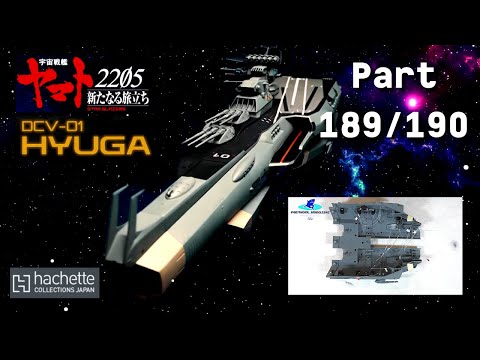 Hachette JP Space Combat Carrier Hyuga Part 189 & 190 - Neue Wände des zentralen Unterbaus!