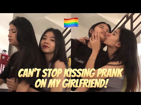 CAN’T STOP KISSING PRANK ON MY GIRLFRIEND! | Valerie Urbano