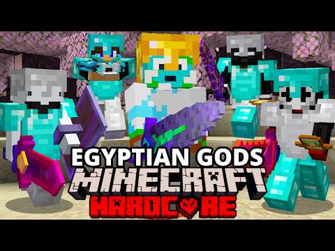 100 Players Simulate Minecraft's Egyptian God's Battle Royale!