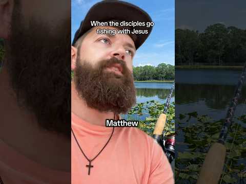 When the disciples went fishing with Jesus 😂 (SUB) #jesusisking #christianhumor #christianshorts
