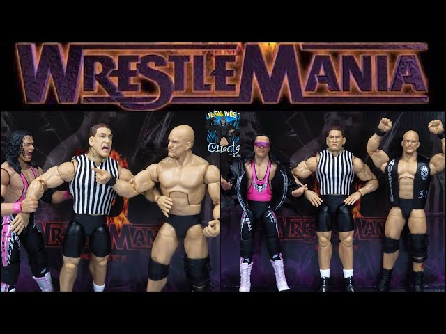 Vídeo relacionado con WWE Bret The Hitman Hart Stone Cold Steve Austin Ken Shamrock 2026 Wrestlemania 13 "Partido de Sumisión 3-Pack [Exclusivo] Mattel Elite Collection Figura de acción de lucha libre de juguete