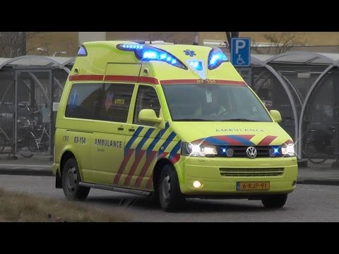 Spoedoverplaatsing, Silverline Ambulance 03-154 Hoogeveen in Hoogeveen