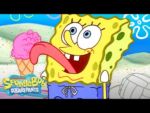 SpongeBob Steppin' On The Beach for 60 Minutes Straight 🏖️ | @SpongeBobOfficial