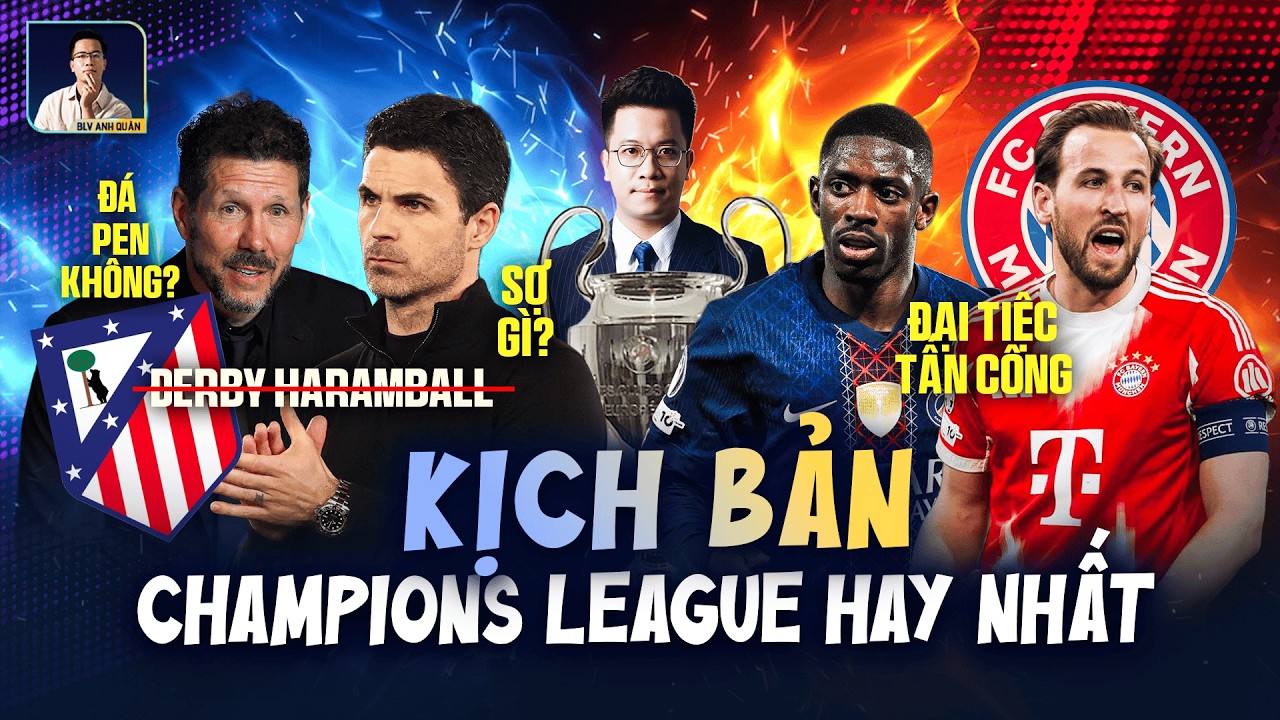 THE LOCKER ROOM | BÁN KẾT CHAMPIONS LEAGUE: 4 ĐỘI BÓNG VÀ NHỮNG KỊCH BẢN TUYỆT HAY