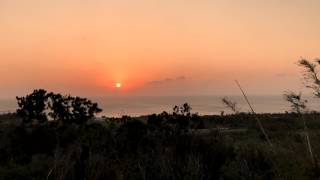 Sunset Off The Coastline