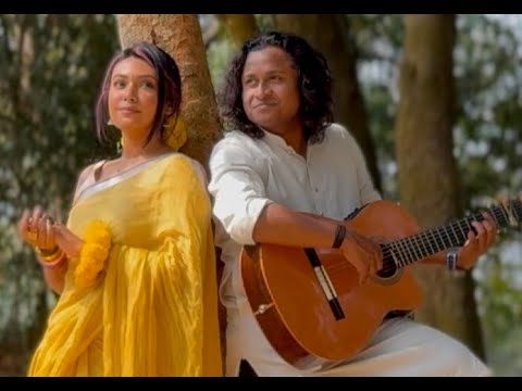 Aaha Aaji E Basonte | Shuvendu Das Shuvo | Nandita Mahmood | Rabindrasangeet