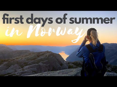 summer vlog: first days of summer in NORWAY