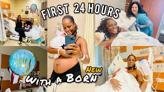 First 24hours in the Hospital with a #newborn in America 🇺🇸