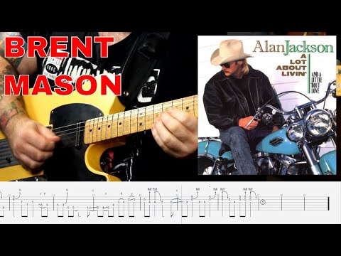 Brent Mason Solo - Alan Jackson - Mercury Blues Solo 1 (Country TAB)