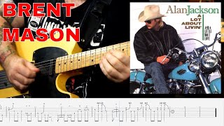 Video thumbnail for Brent Mason Solo - Alan Jackson - Mercury Blues Solo 1 (Country TAB) by Levi Clay