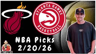 Heat vs Hawks 2/20/26 NBA Picks and Predictions | Nick Menken NBA Best Bets & Betting Tips